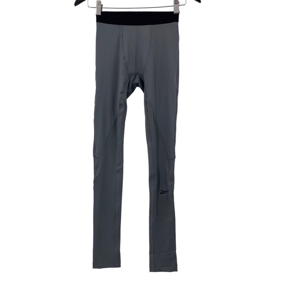 Reebok NWT Mens' Grey Workout Ready Compression Training Tights, Small - Picture 8 of 16